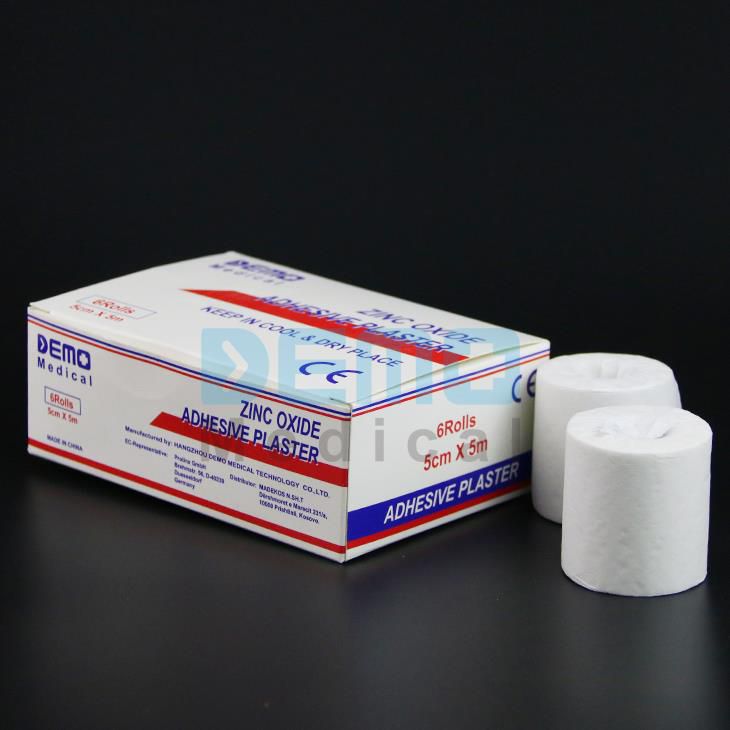 Tibbiy yopishtiruvchi sink oksidi gips, sink oksidi yopishqoq lenta