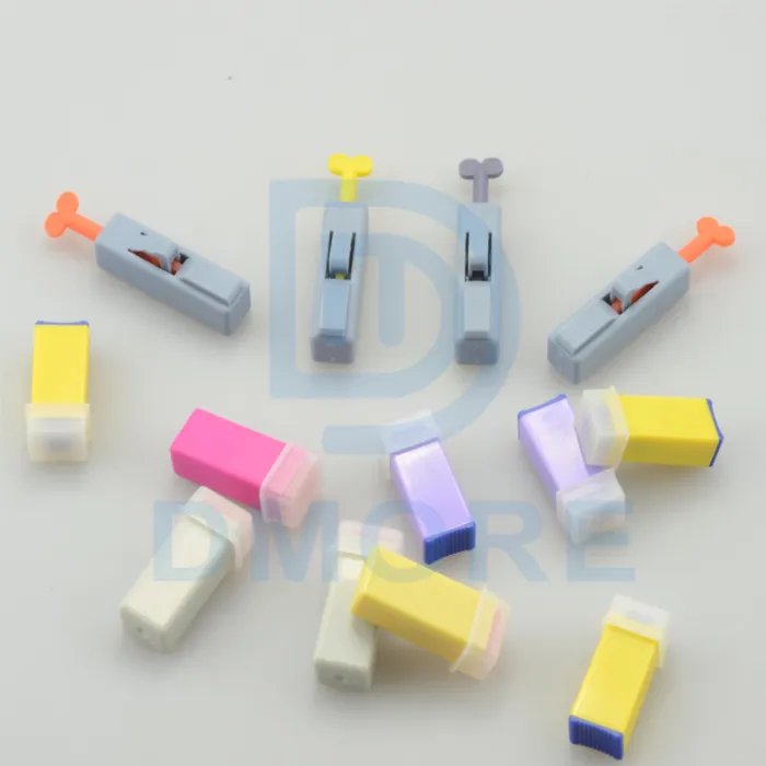 Bir martali ishlatiladigan qon lansetasi